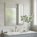 30x36 Inch Gold Bathroom Mirror by LEDLUX