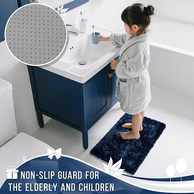 Yimobra Long Bathroom Rug Non Slip 44x24 Inch, Extra Thick Soft Absorbent - Image 6