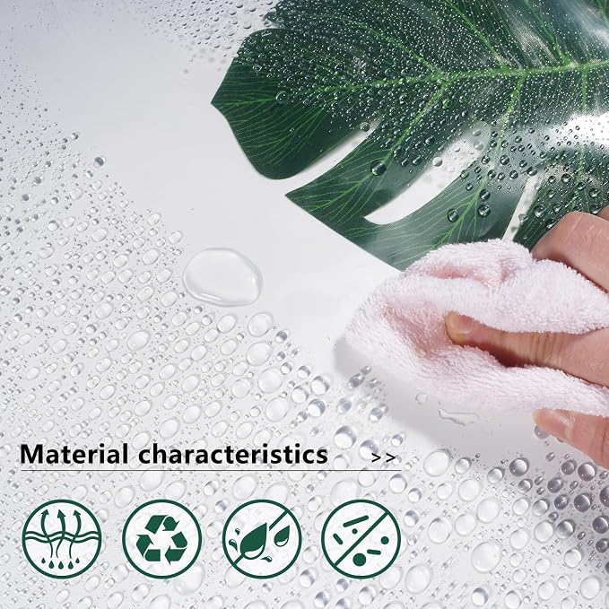 AooHome Long Clear Plastic Shower Curtain Liner, 72x78 Premium Light Weight EVA - Image 2