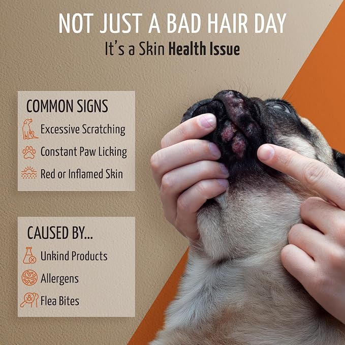 Tauro Pro Line Dog Shampoo for Itchy Skin Relief, Exfoliating Pet Wash Scrub - Image 2