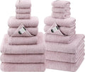 SEMAXE 18-Pack Bath Towel Set Include 6 Bath Towels, 6 Hand Towels, 6 Wash by SEMAXE