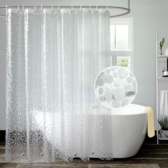 AooHome Extra Long Eva Shower Curtain Liner, Heavy Duty Shower Curtain by AooHome