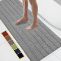 Bcoimo 70"×24" Chenille Bath Mat – Non-Slip by Bcoimo
