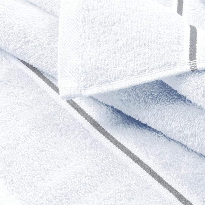 MyOwn Ultra Soft 6 Pack Cotton Towel Set, Contains 2 Bath Towels 28x55 inch - Image 2
