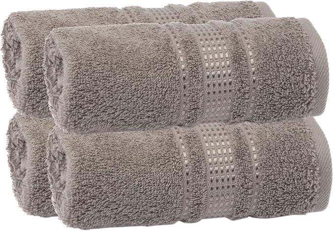 Melissa Linen - Fingertip Towels 4 Pack, 100% Turkish Cotton, Small Hand Towels by MelissaLinen