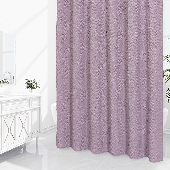 Gibelle Lavender Purple Shower Curtain - Image 2