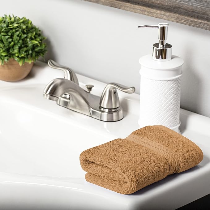 Superior Egyptian Cotton Pile 10 Piece Towel Set, Includes 2 Bath, 4 Hand - Image 5