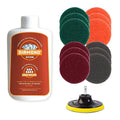 Hard Water Stain & Spot Remover -14 Piece Ultimate Value Pack Drill Brush by DiamondShine