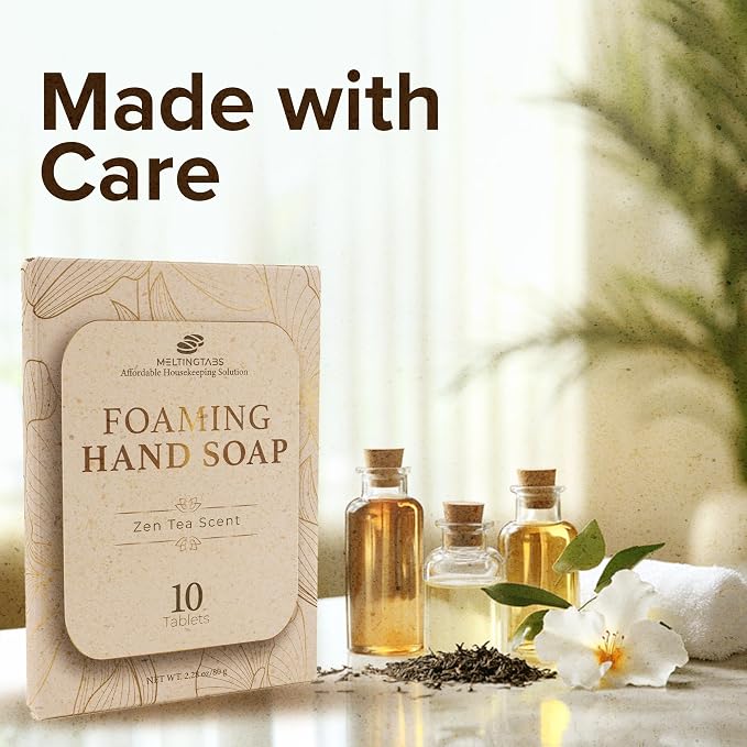 Foaming Hand Soap Tablets Refill Zen Tea Scent - Image 8