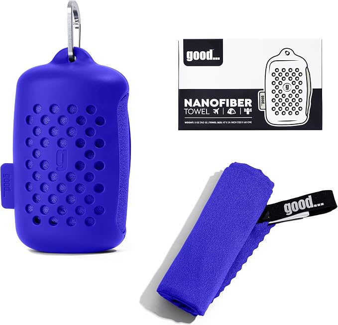 Quick Dry Nanofiber Towel Compact Camping Gym Travel Fast Drying Microfiber - Image 2
