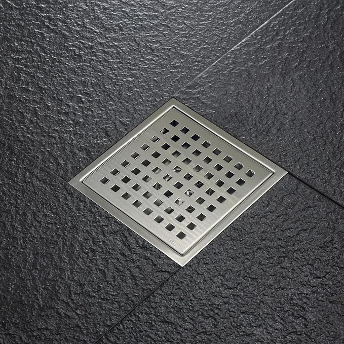 6 Inch Square Shower Drain - Image 3