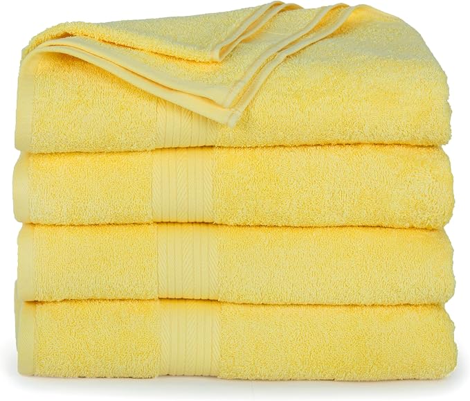 Ample Decor Bath Towels 100% Cotton 30 X 54 Inch 600 GSM Soft Quick Dry - Image 3