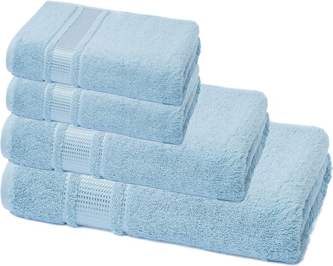 Melissa Linen, 4 Piece Towel Set, 1 Bath Hand 2 Fingertip Towels, 100% Turkish - Image 9