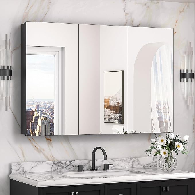 Keonjinn 48 x 32 Inch Oversized Medicine Cabinet by Keonjinn