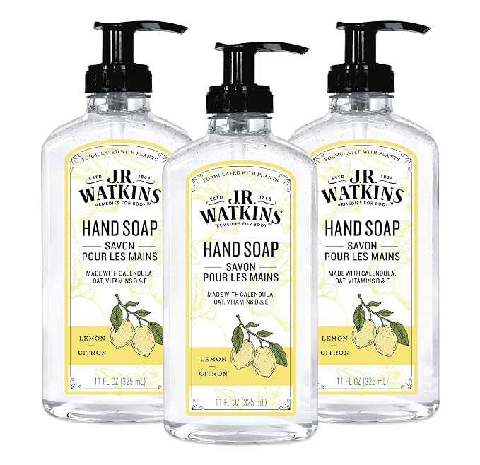 J.R. Watkins Gel Hand Soap, 3 Pack of 11 Fl Oz by JRWatkins
