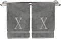 Monogrammed Hand Towel, Personalized Initial Gift, Extra Absorbent 100% Turkish by BareCotton