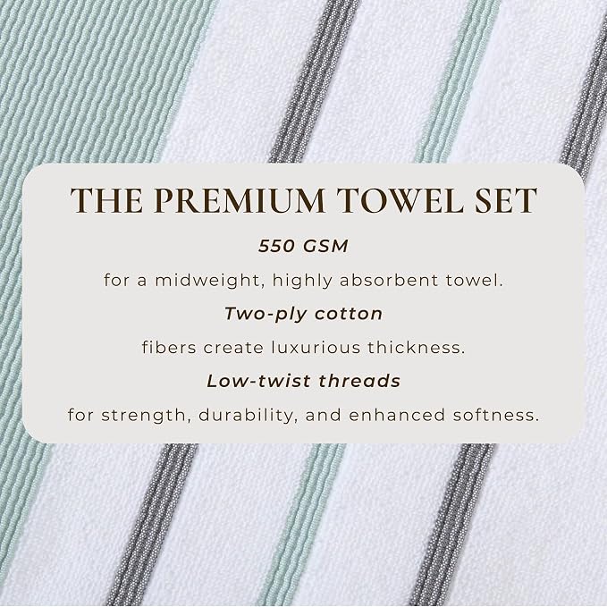Great Bay Home Decorative Bath Towel Set - Image 4