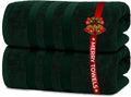 RIVERSIDE Pack of 2 Extra Large Bath Sheets 35 x 70 Inches by RIVERSIDE