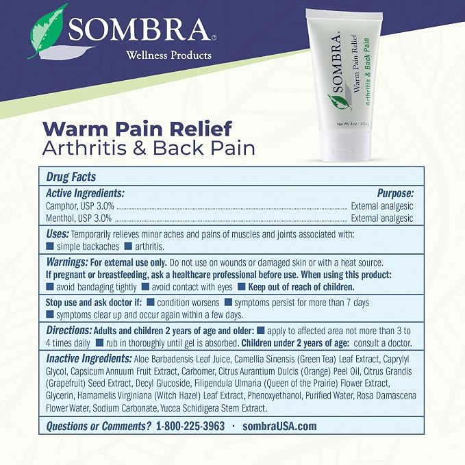 Sombra Warm Pain Relief Gel, Warm Relief - Image 7