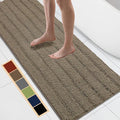 Bcoimo 70"×24" Chenille Bath Mat – Non-Slip by Bcoimo