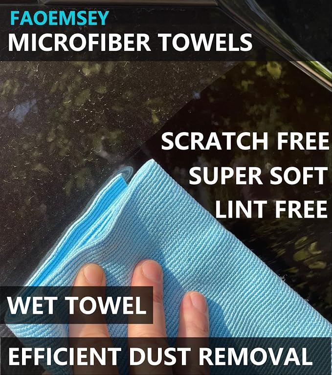 Microfiber Towels, 420GSM Edgeless, Soft Absorbent, Professional Polishing - Image 6
