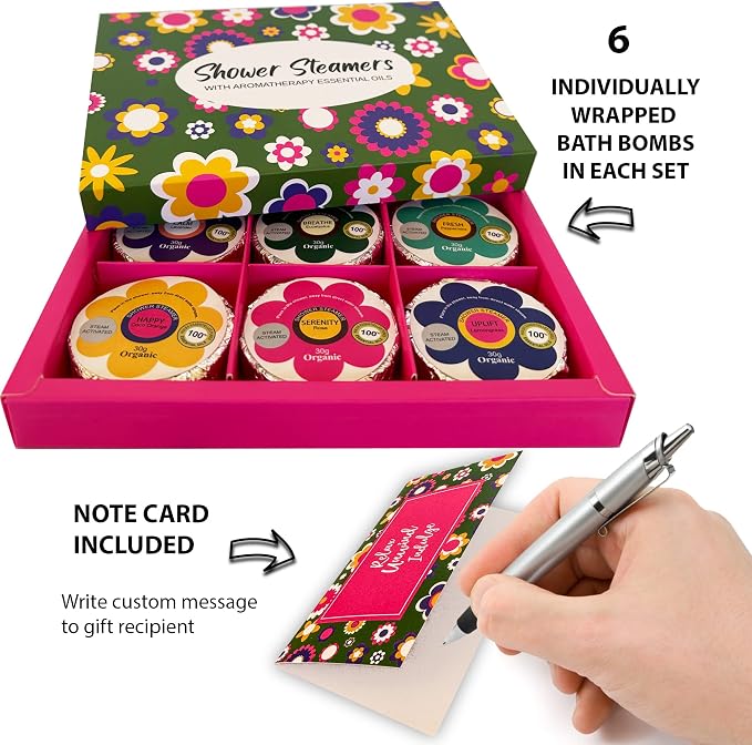 Shower Steamers for Women Gift Set – 24 Pack, Aromatherapy Shower Bombs - Image 5