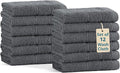 Casa Platino Wash Cloths Set of 12- Spa & Salon Quality by CasaPlatino