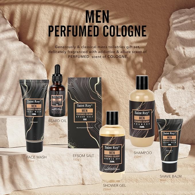 Fathers Day Christmas gift for Men Dad Bath Perfume Gift Set, Personal Self - Image 2