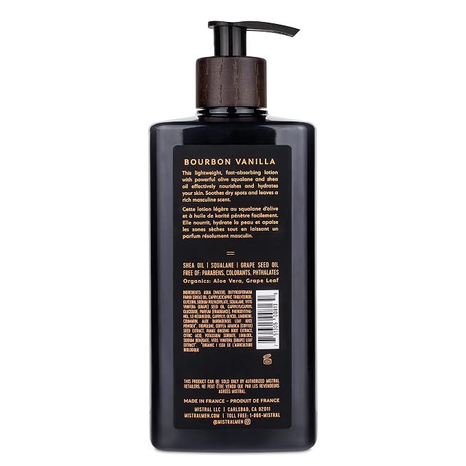 Mistral Bourbon Vanilla Body Lotion - Image 2