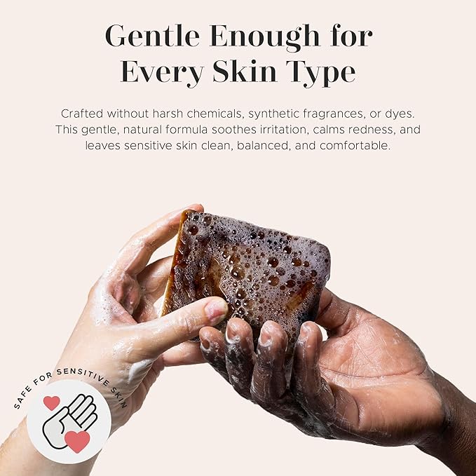 era of nature Best Raw ORGANIC AFRICAN BLACK SOAP, - Image 2