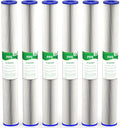 20 Micron 20-Inch Whole House Water Filter Replacement Cartridge, Pleated by Vegebe