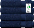 Delara 100% Organic Cotton Towels 650 GSM Plush Feather Touch Quick Dry Bath by Delara