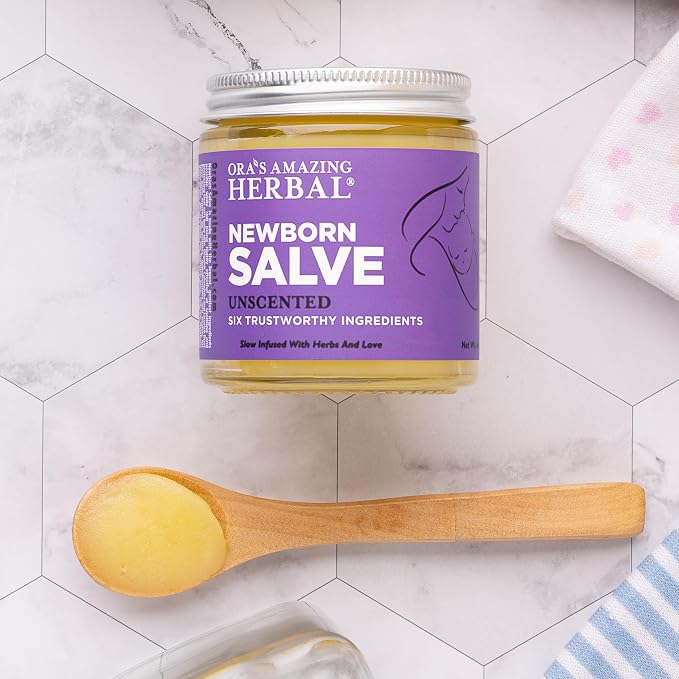 Ora's amazing Herbal, Newborn Salve, Diaper Rash Cream, Calendula Baby Balm - Image 4