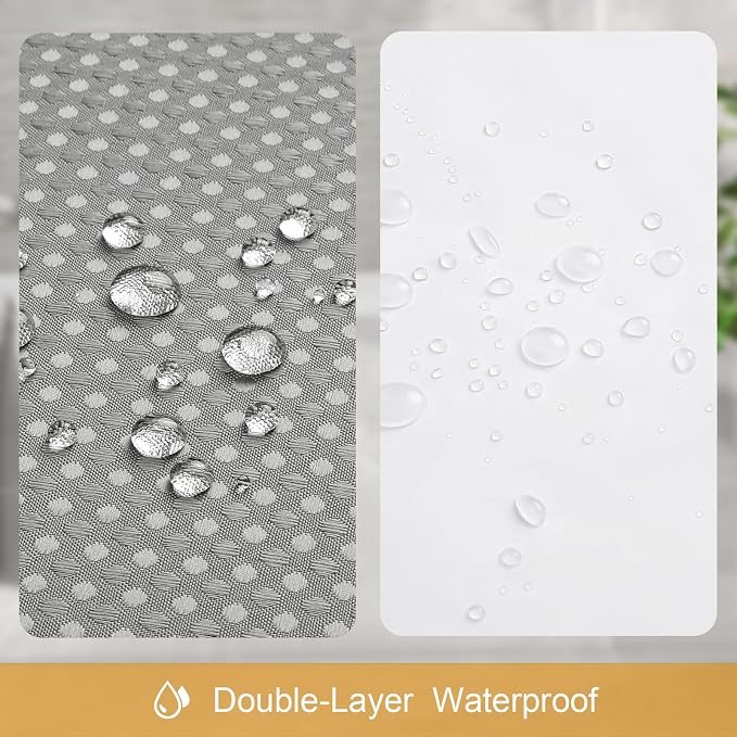 3 in 1 Shower Curtain Set, 72 W x 72 H - Image 6