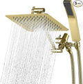 G-Promise All Metal 8 Inch Dual Square Shower Head by G-Promise