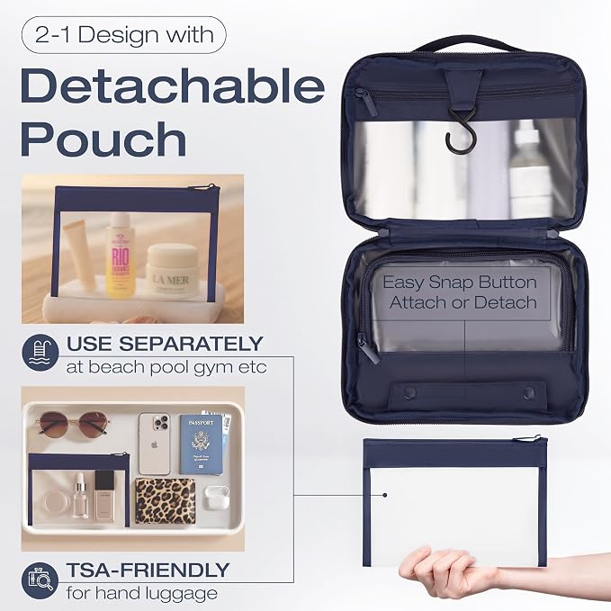 KAZAY Hanging Toiletry Bag - Image 4