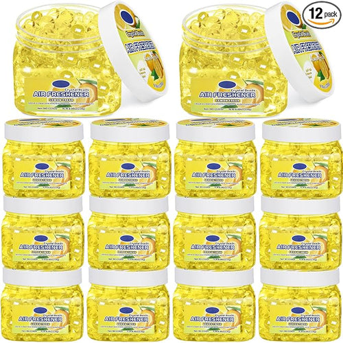 12 Pcs Air Freshener Gel Bulk Odor Eliminator Gel Beads 8 oz Long Lasting Air by Dansib