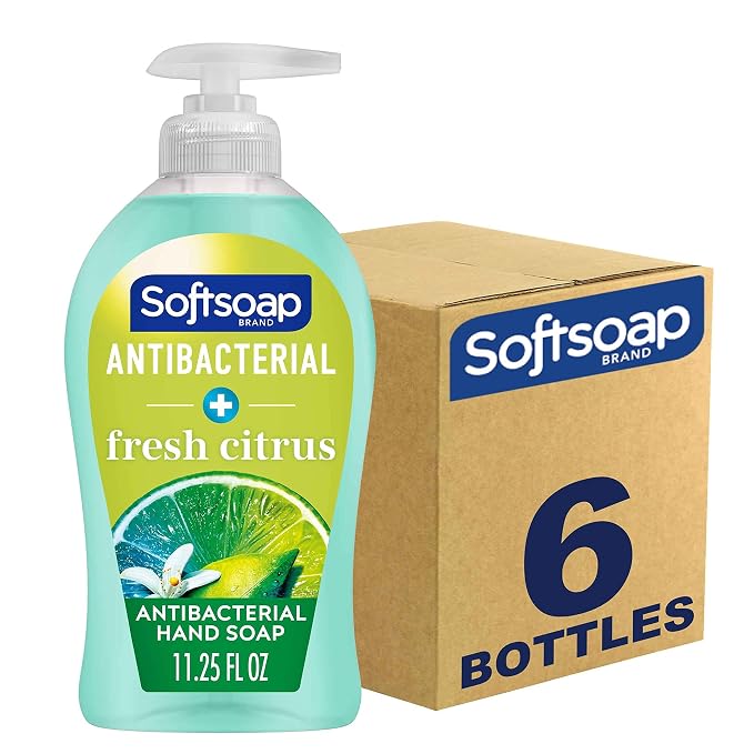 Softsoap Antibacterial Liquid Hand Soap, Fresh Citrus Scent Hand Soap, 11.25 by Softsoap