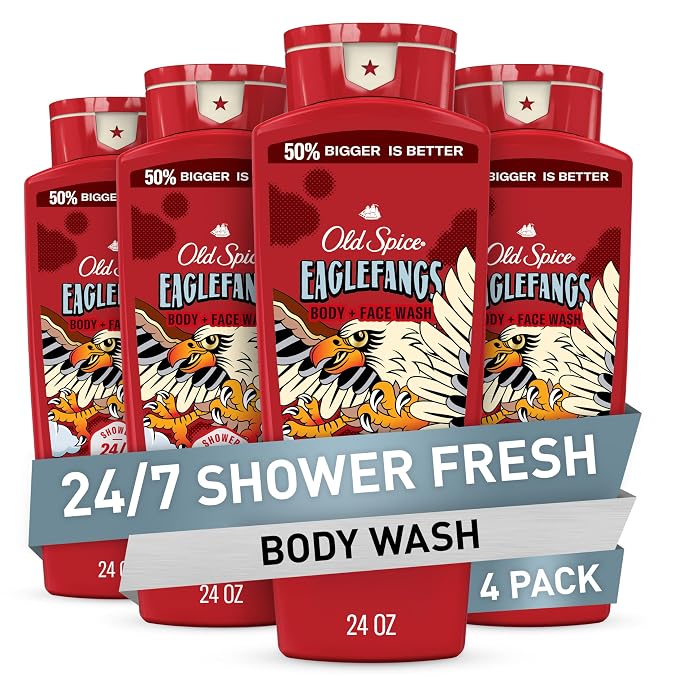 Old Spice Cleansing Body Wash for Men, 3X Defense, 24/7 Shower Fresh by OldSpice