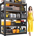 71"H Garage Shelving, 5-Tier Heavy Duty Storage Shelves, Adjustable Metal by Unknown