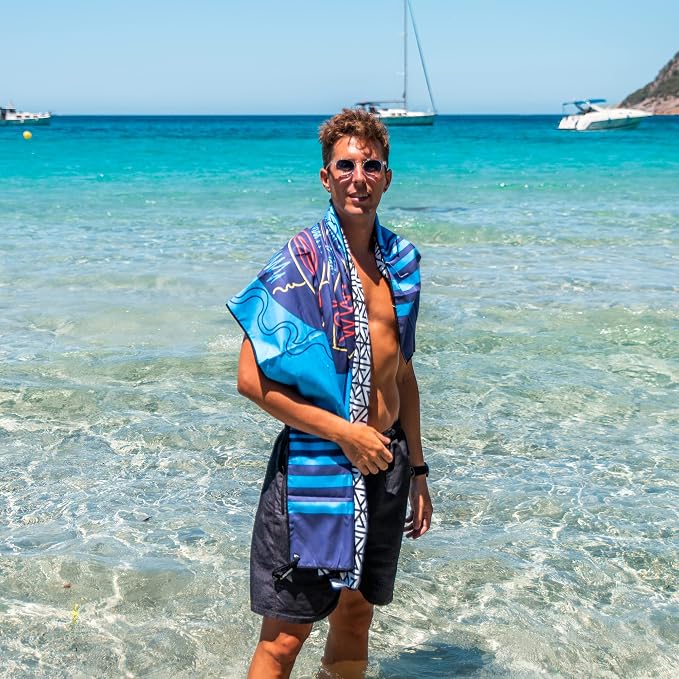 4Monster Microfiber Beach Towel Quick Dry, Super Absorbent Lightweight Travel - Image 6