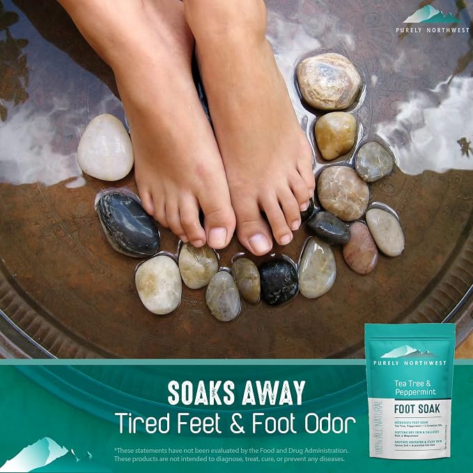 Purely Northwest-Tea Tree Oil Foot Soak & Nail Repair Oil Set- - Image 4