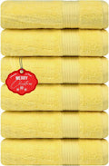 Ample Decor Hand Towel 18 X 28 Inch Pack of 6 600 GSM 100% Cotton, Oeko Tex by AmpleDecor