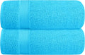 Elvana Home Cotton 2 Pack Oversized Bath Towel Set 28x55 inches, Large Bath by Unknown