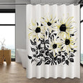 LaCyan Shower Curtain with 12 Hooks Waterproof Curtain by Lacyan