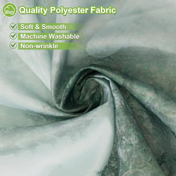 ORTIGIA Green Misty Forest Heavy Duty Shower Curtain - Image 5