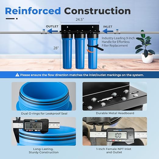 iSpring PFAS Whole House Water Filter System, SGS-Tested to Remove up to 99% - Image 4