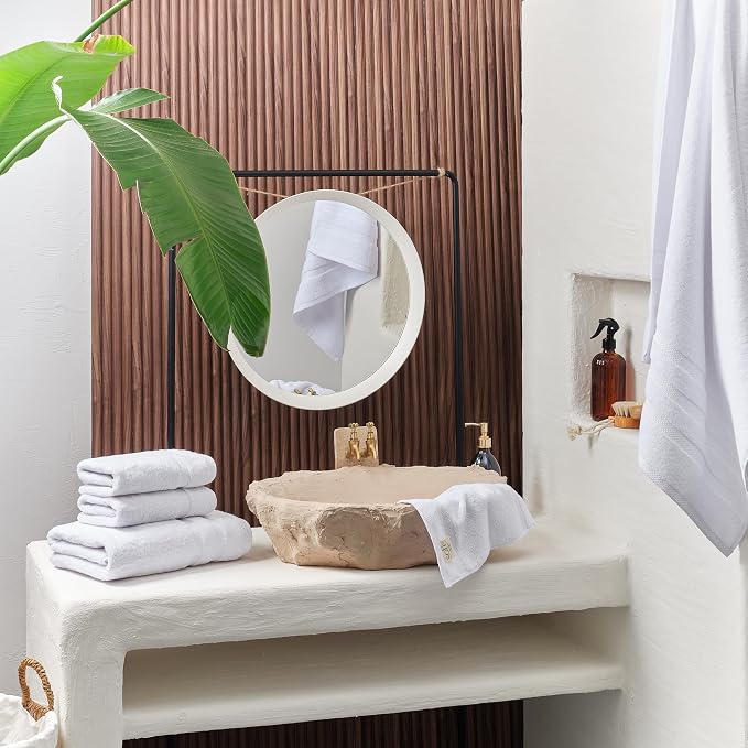 SOFE H&L | Olea Luxury Turkish Cotton Bath Towels Set of 3 : 1 Bath Towel - Image 2