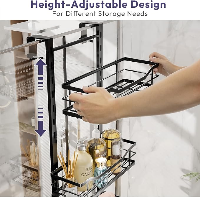 SWTYMIKI Over the Door Shower Caddy - Image 3