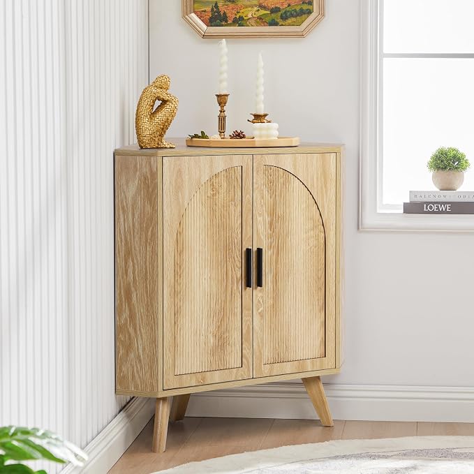 BERRYMERRY Fluted Corner Cabinet - Image 6